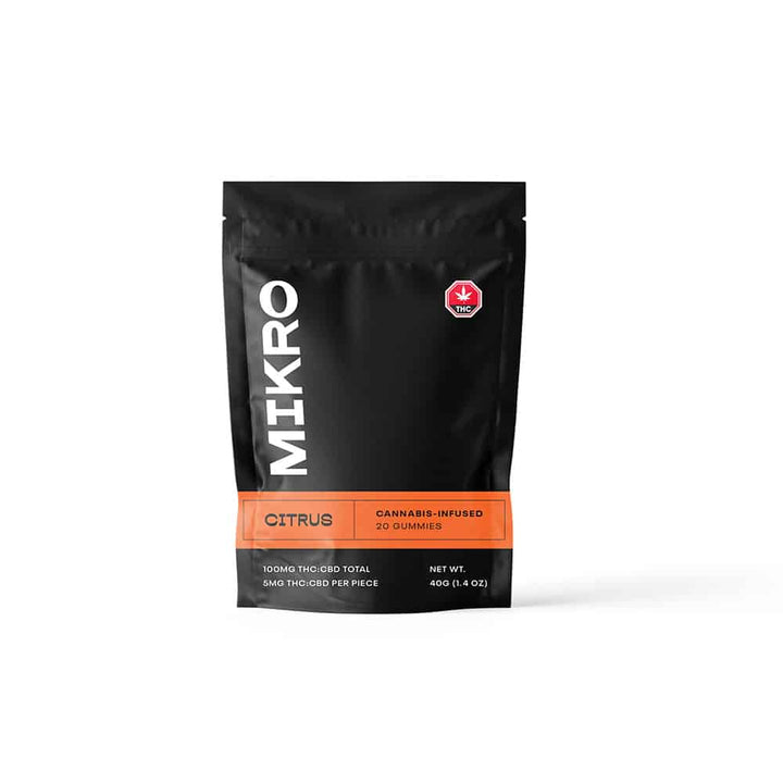 MIKRO THC+CBD 1:1 GUMMIES | 100MG EDIBLES