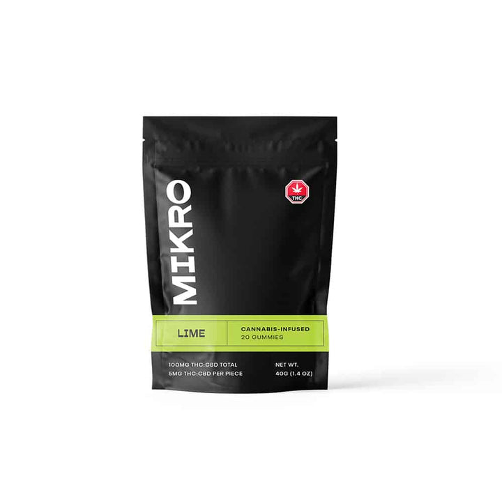 MIKRO THC+CBD 1:1 GUMMIES | 100MG EDIBLES