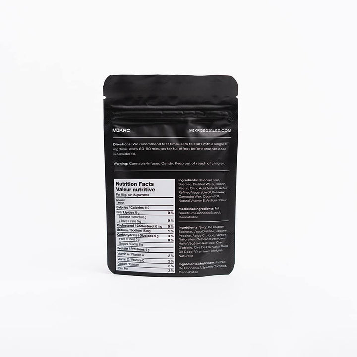 MIKRO THC+CBD 1:1 GUMMIES | 100MG EDIBLES