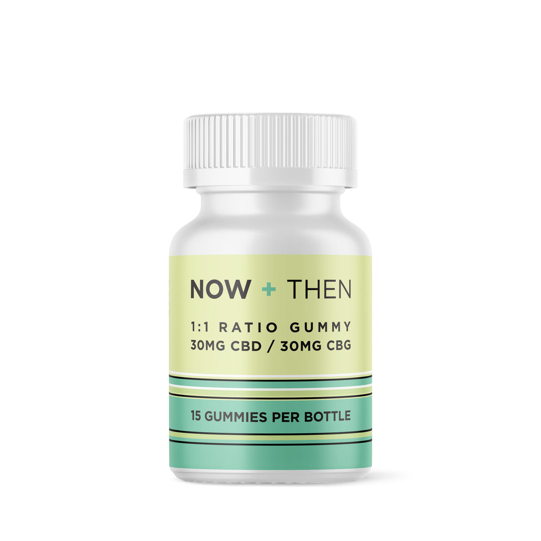 NOW + THEN CBD+CBG 1:1 RATIO GUMMIES | 900MG