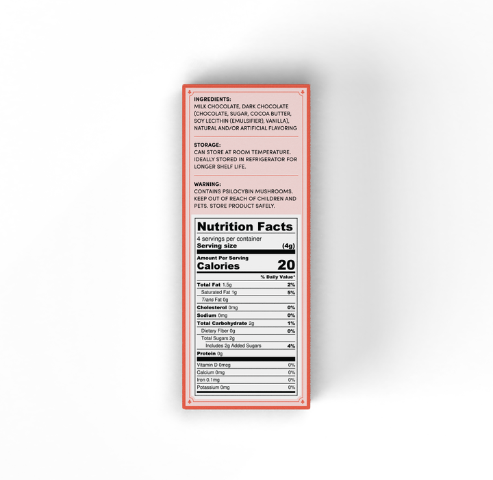 WONDER SHROOMS CHOCOLATE | 1000MG PSILOCYBIN