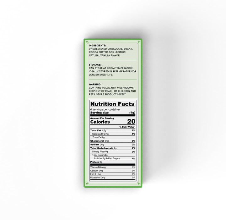 WONDER SHROOMS CHOCOLATE | 1000MG PSILOCYBIN
