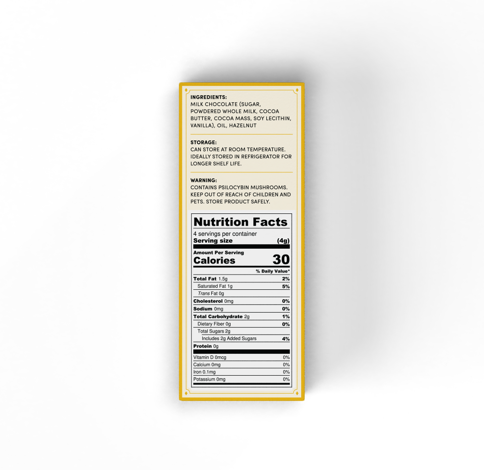 WONDER SHROOMS CHOCOLATE | 1000MG PSILOCYBIN