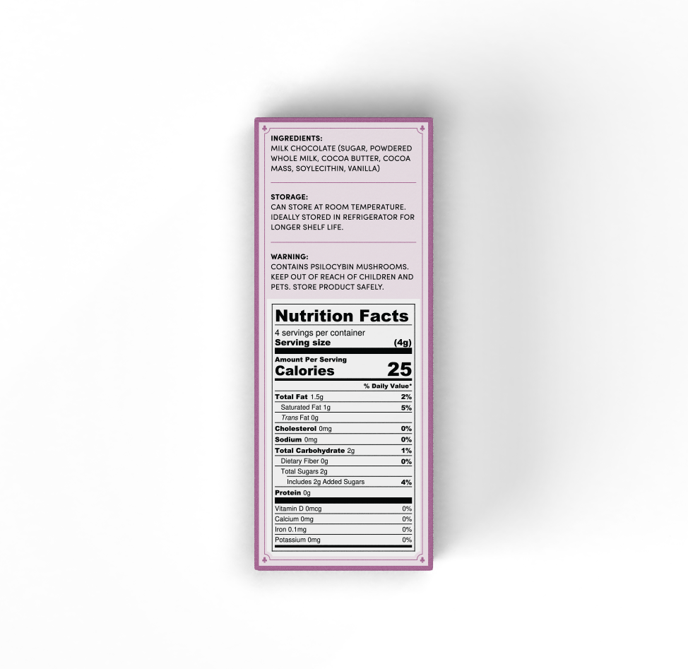WONDER SHROOMS CHOCOLATE | 1000MG PSILOCYBIN