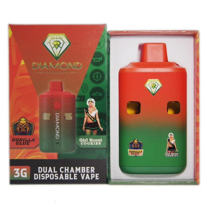DIAMOND CONCENTRATES THC DUAL DISPOSABLE VAPE PEN | 6G