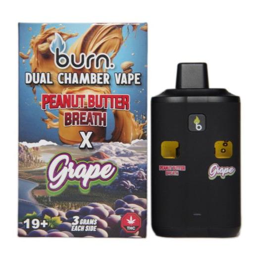 BURN. THC DUAL DISPOSABLE VAPE PEN | 6G