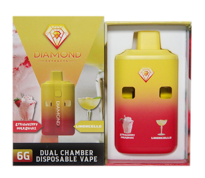 DIAMOND CONCENTRATES THC DUAL DISPOSABLE VAPE PEN | 6G